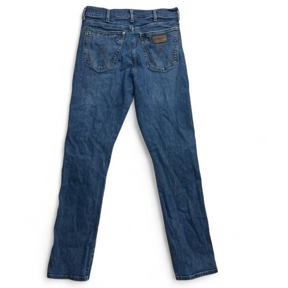 NOT FOR SALE Wrangler Retro Slim Fit Jeans Sz 33x34 – Western Denim with Wear - Picture 2 of 5